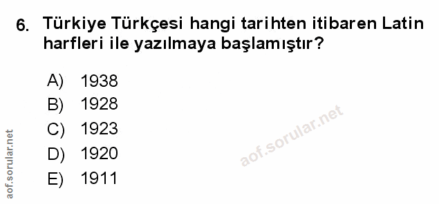 Soru 6