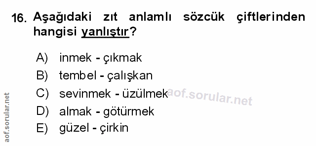 Soru 16
