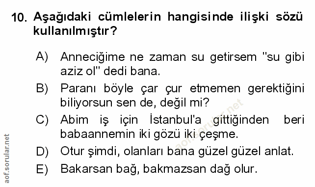 Soru 10