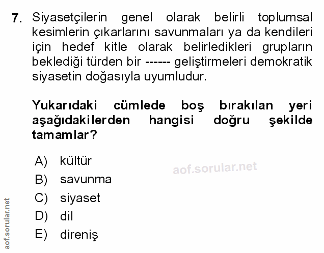 Soru 7
