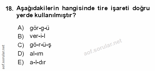 Soru 18