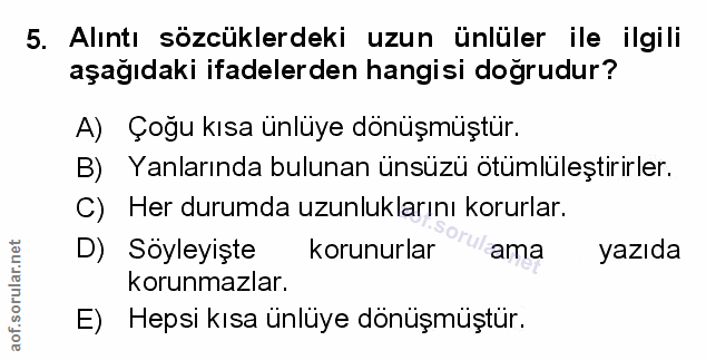 Soru 5