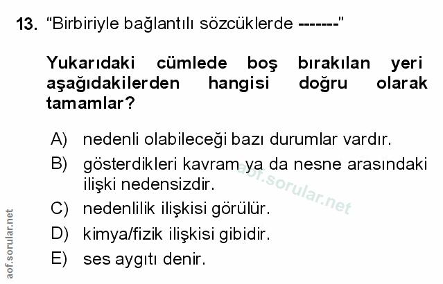 Soru 13