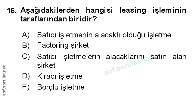 Soru 16