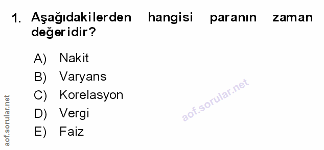 Soru 1