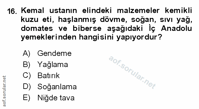 Soru 16