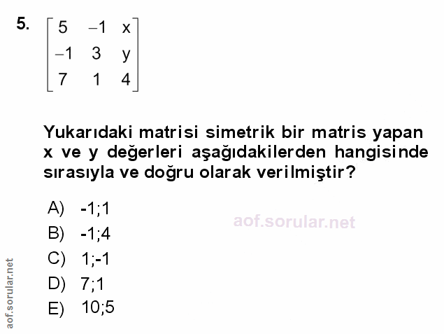 Soru 5