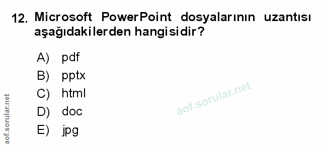 Soru 12