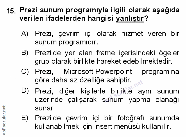 Soru 15