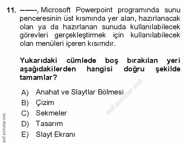 Soru 11