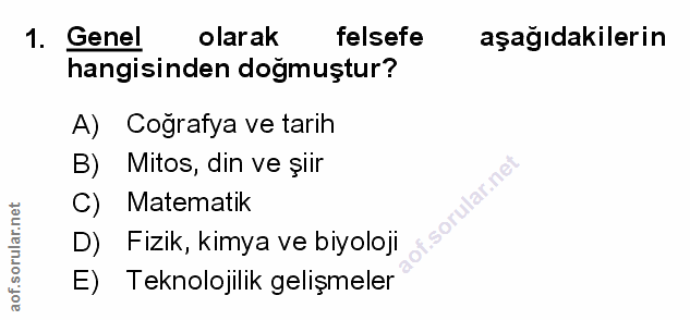 Soru 1