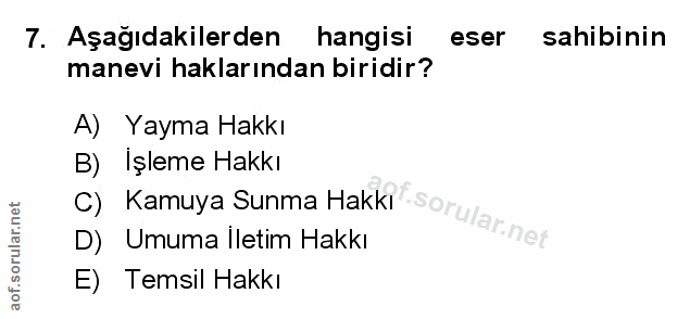 Soru 7