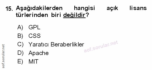 Soru 15