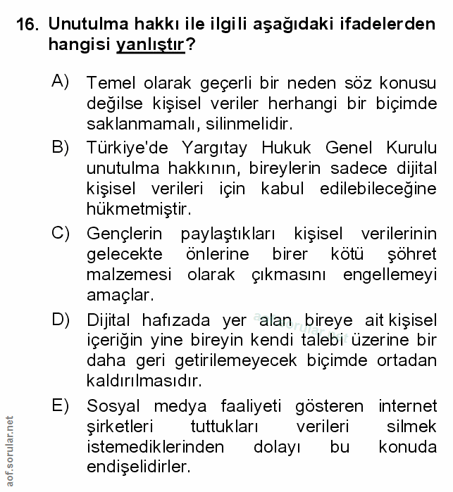 Soru 16