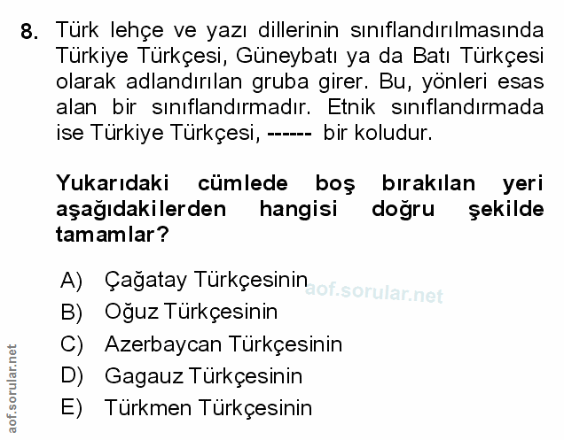 Soru 8