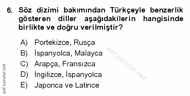 Soru 6