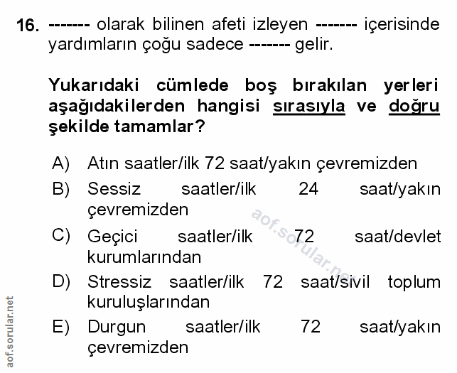 Soru 16