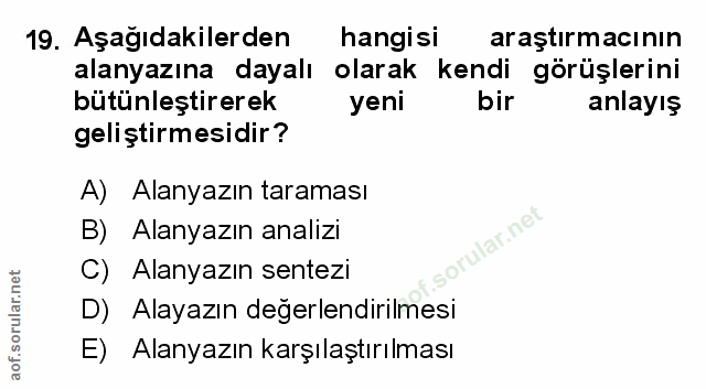 Soru 19
