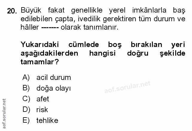 Soru 20