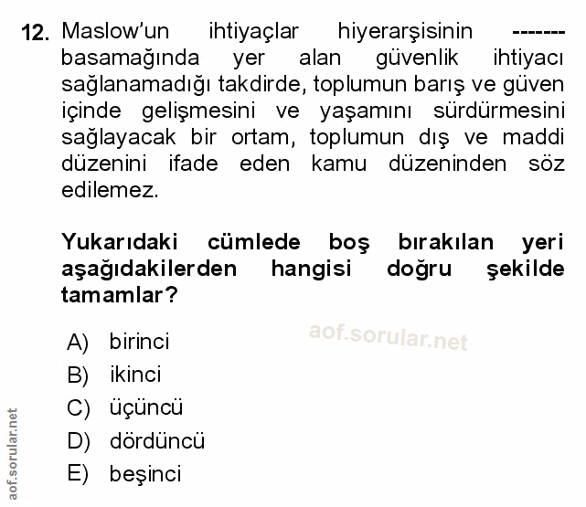 Soru 12