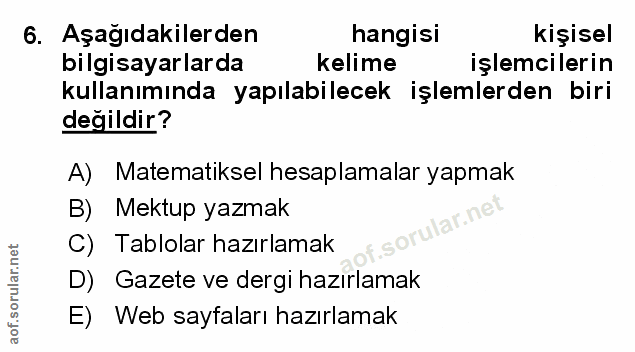 Soru 6