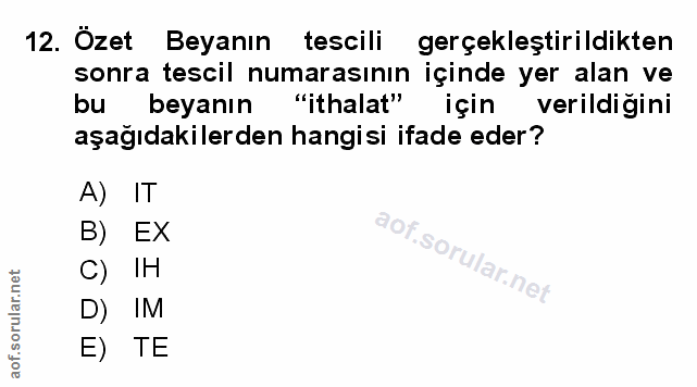 Soru 12