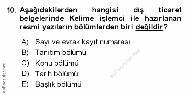 Soru 10