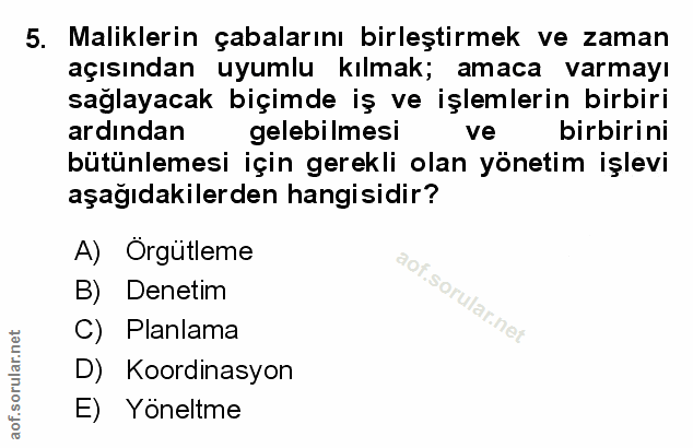 Soru 5