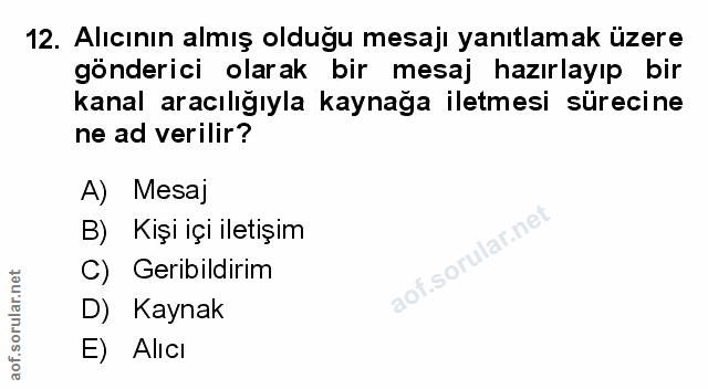Soru 12