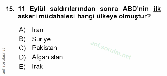 Soru 15