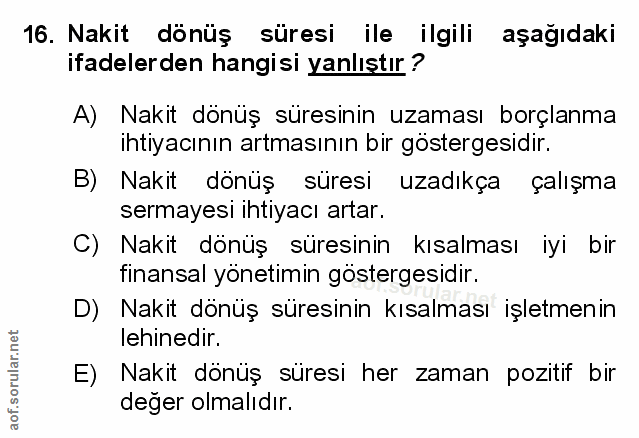 Soru 16