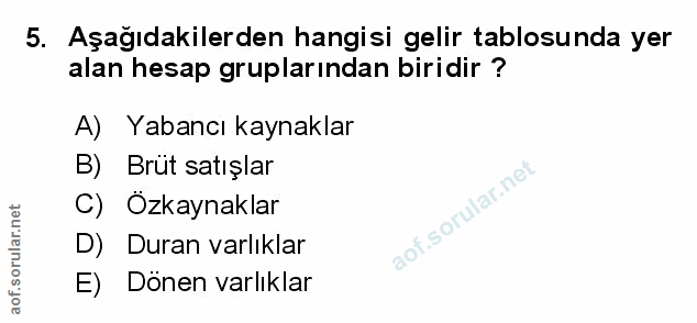 Soru 5