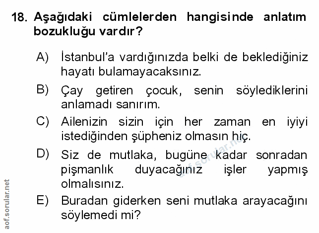 Soru 18