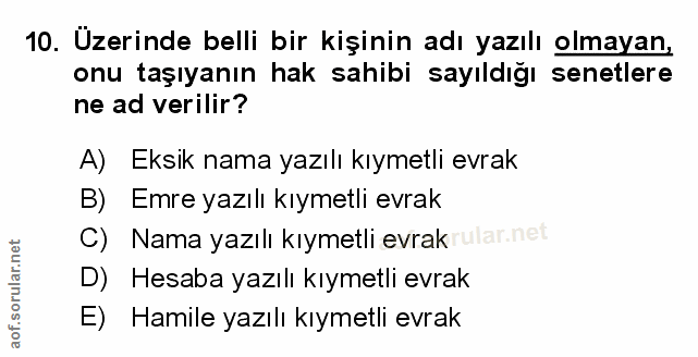 Soru 10