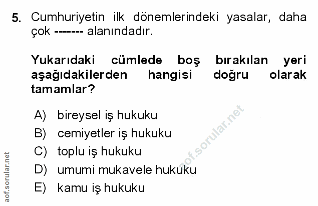 Soru 5