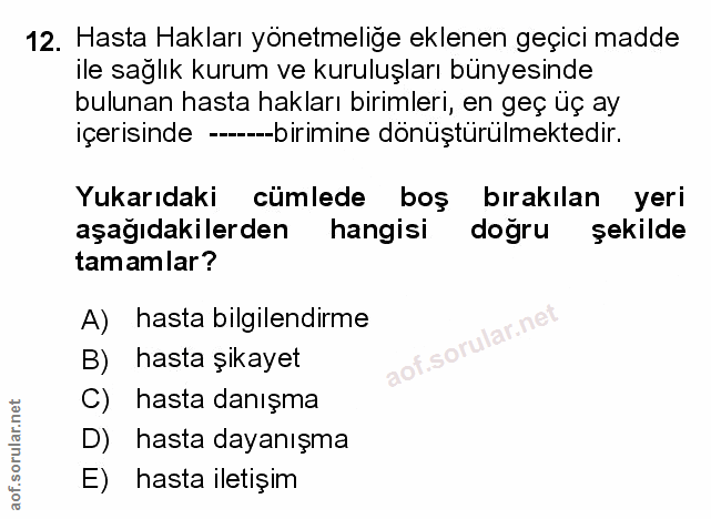 Soru 12