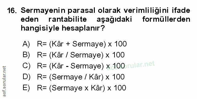 Soru 16
