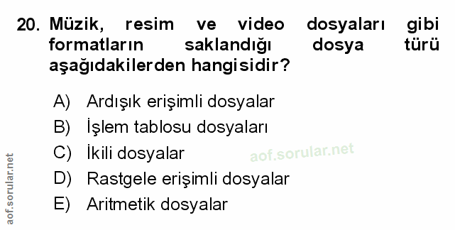 Soru 20