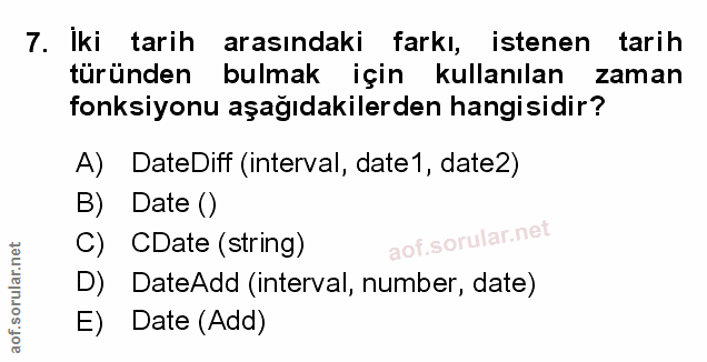 Soru 7