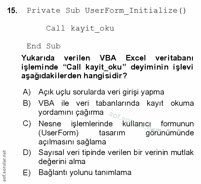 Soru 15