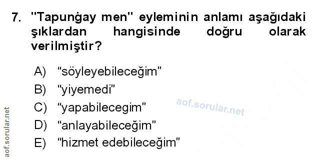 Soru 7