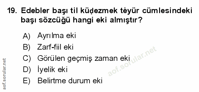 Soru 19