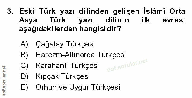 Soru 3
