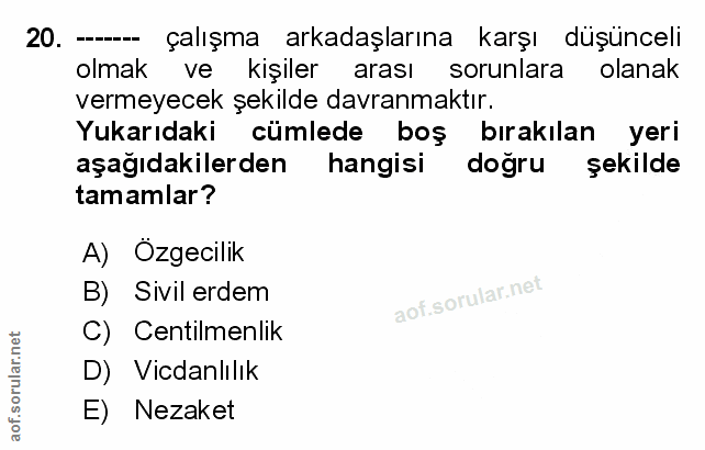 Soru 20
