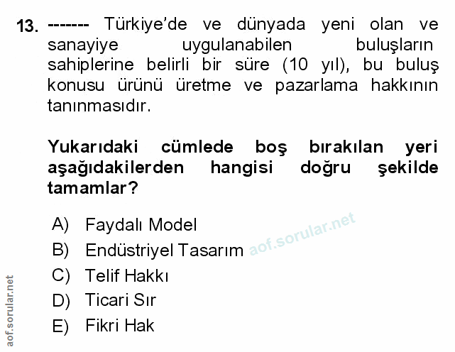 Soru 13