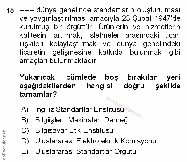Soru 15