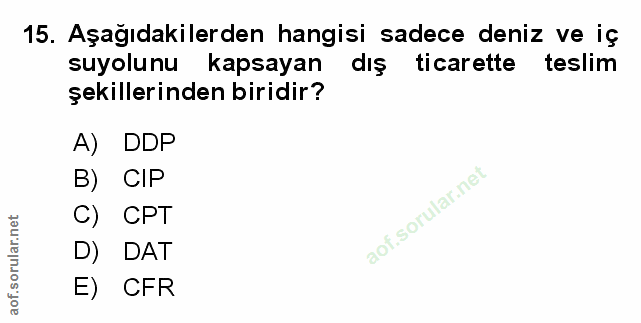 Soru 15