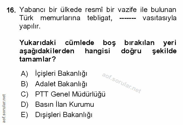 Soru 16