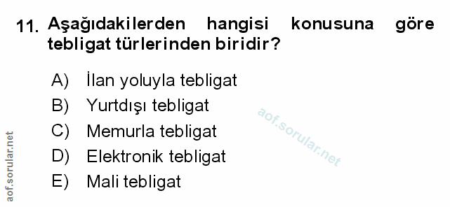 Soru 11