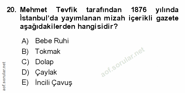 Soru 20